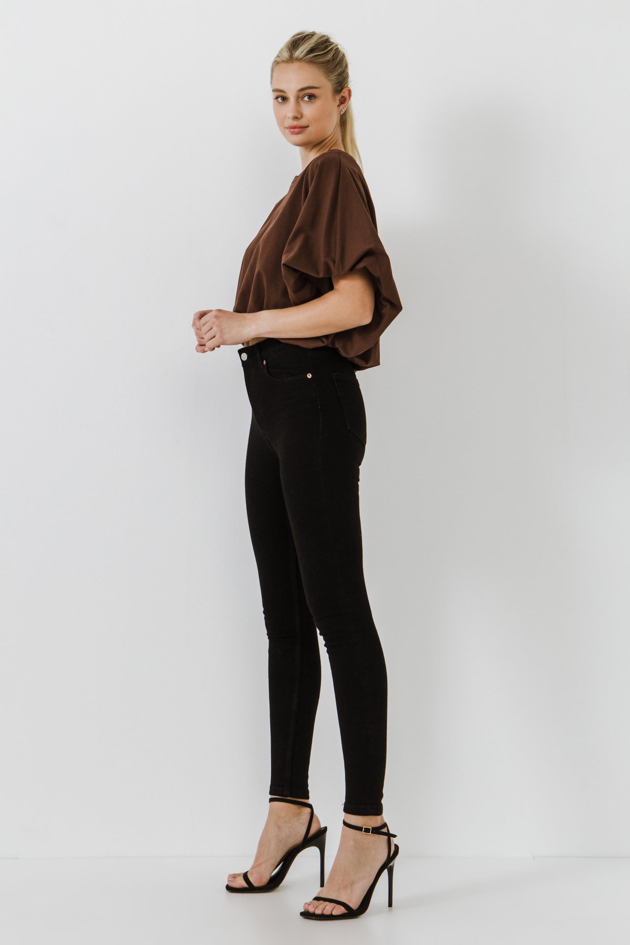 High-Low Cropped T-Shirt