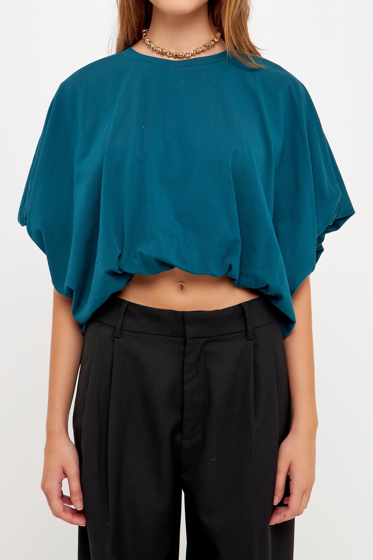 High-Low Cropped T-Shirt