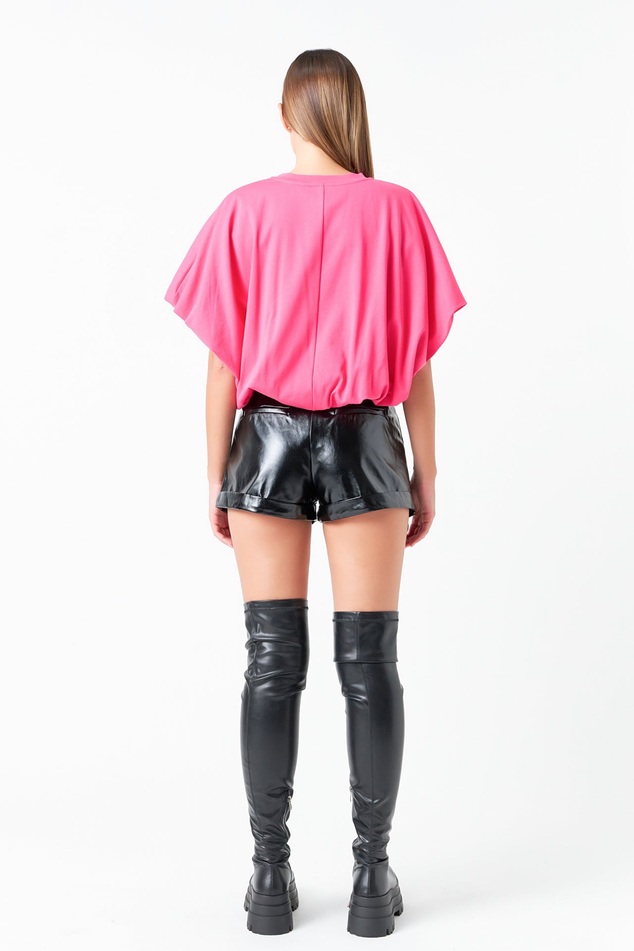 High-Low Cropped T-Shirt