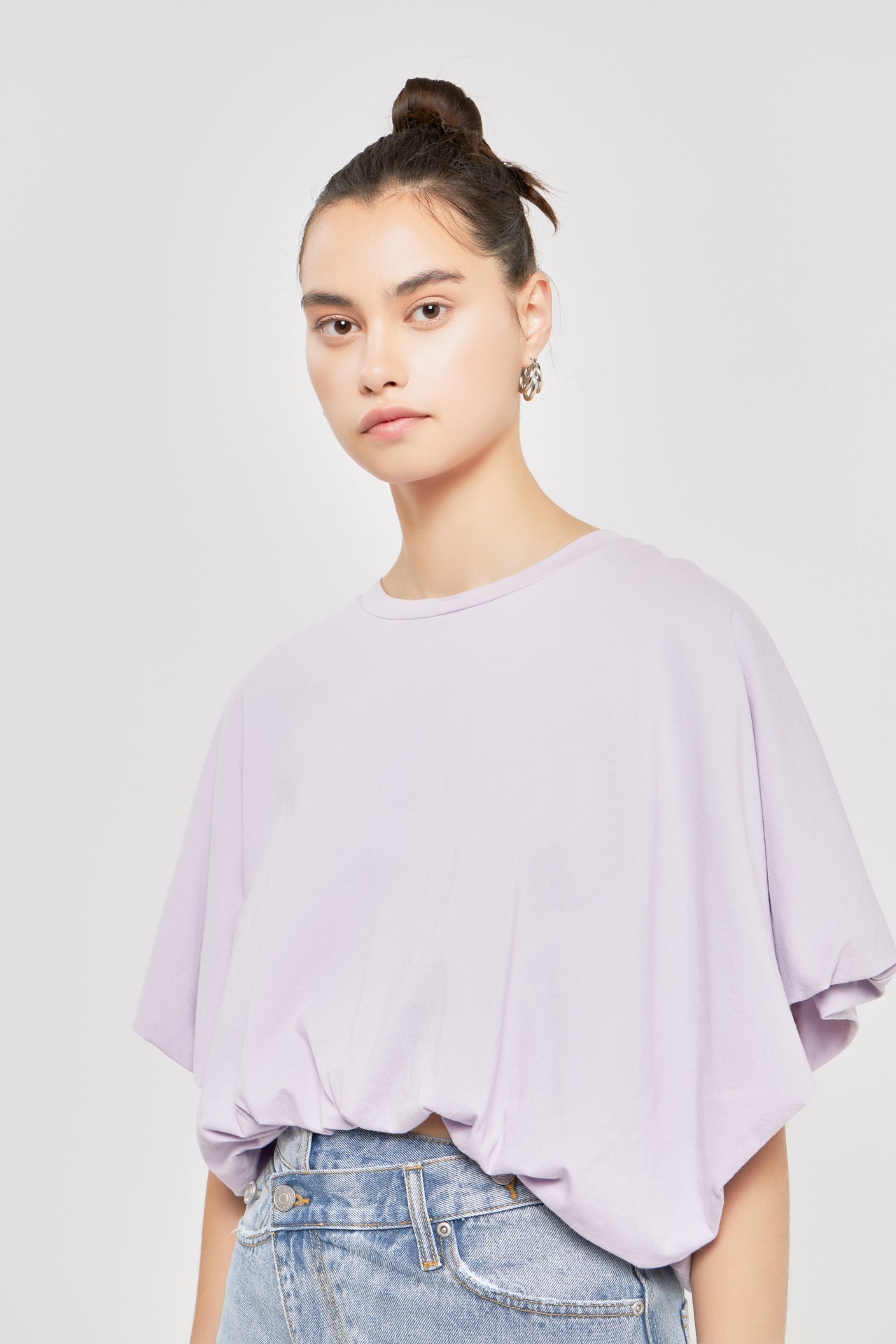 High-Low Cropped T-Shirt