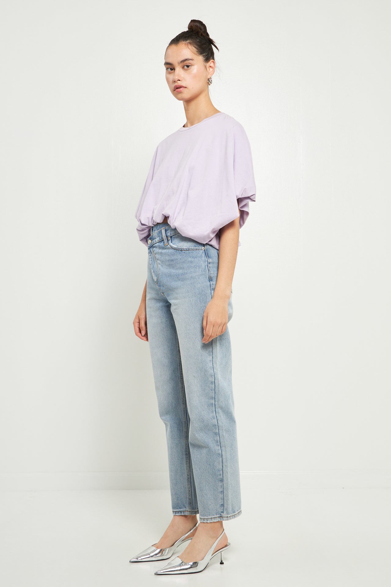 High-Low Cropped T-Shirt