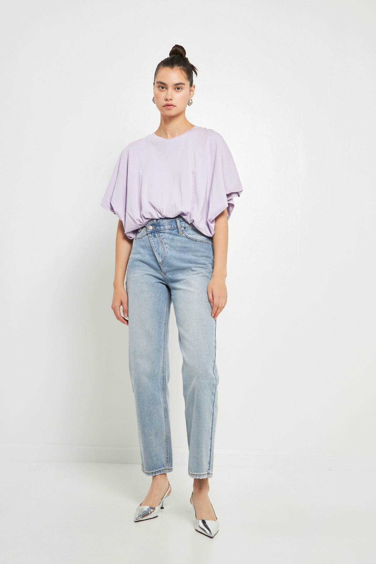 High-Low Cropped T-Shirt