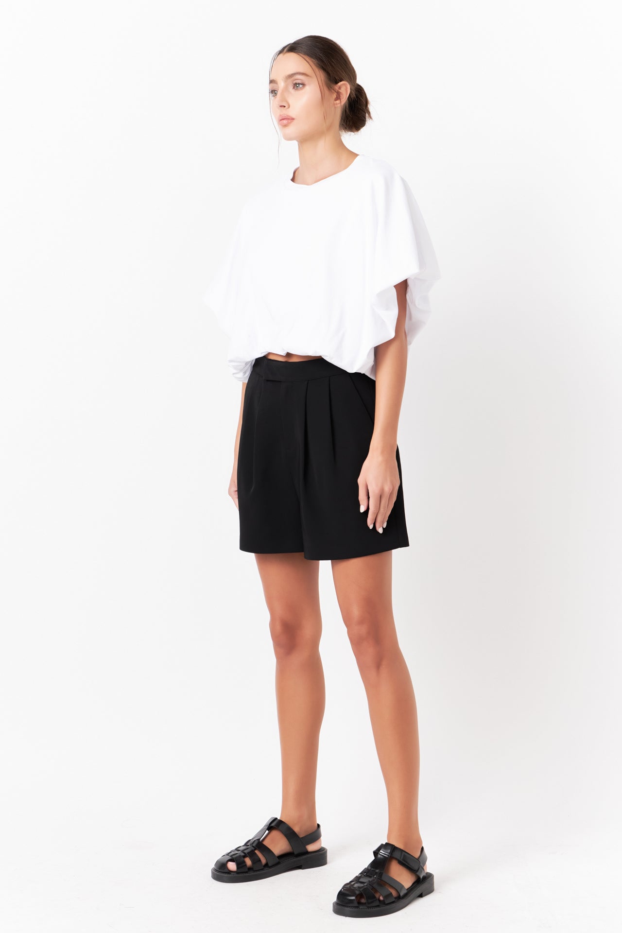 High-Low Cropped T-Shirt