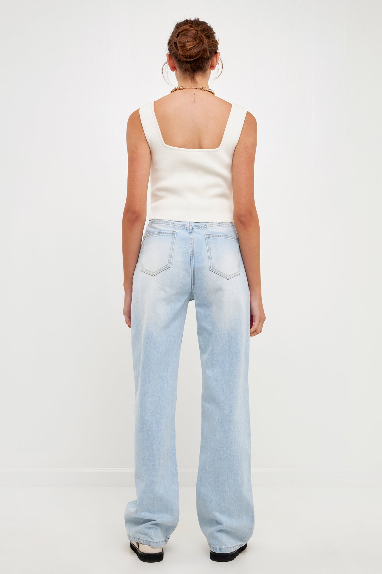 GREY LAB-High Waist Jeans-JEANS available at Objectrare
