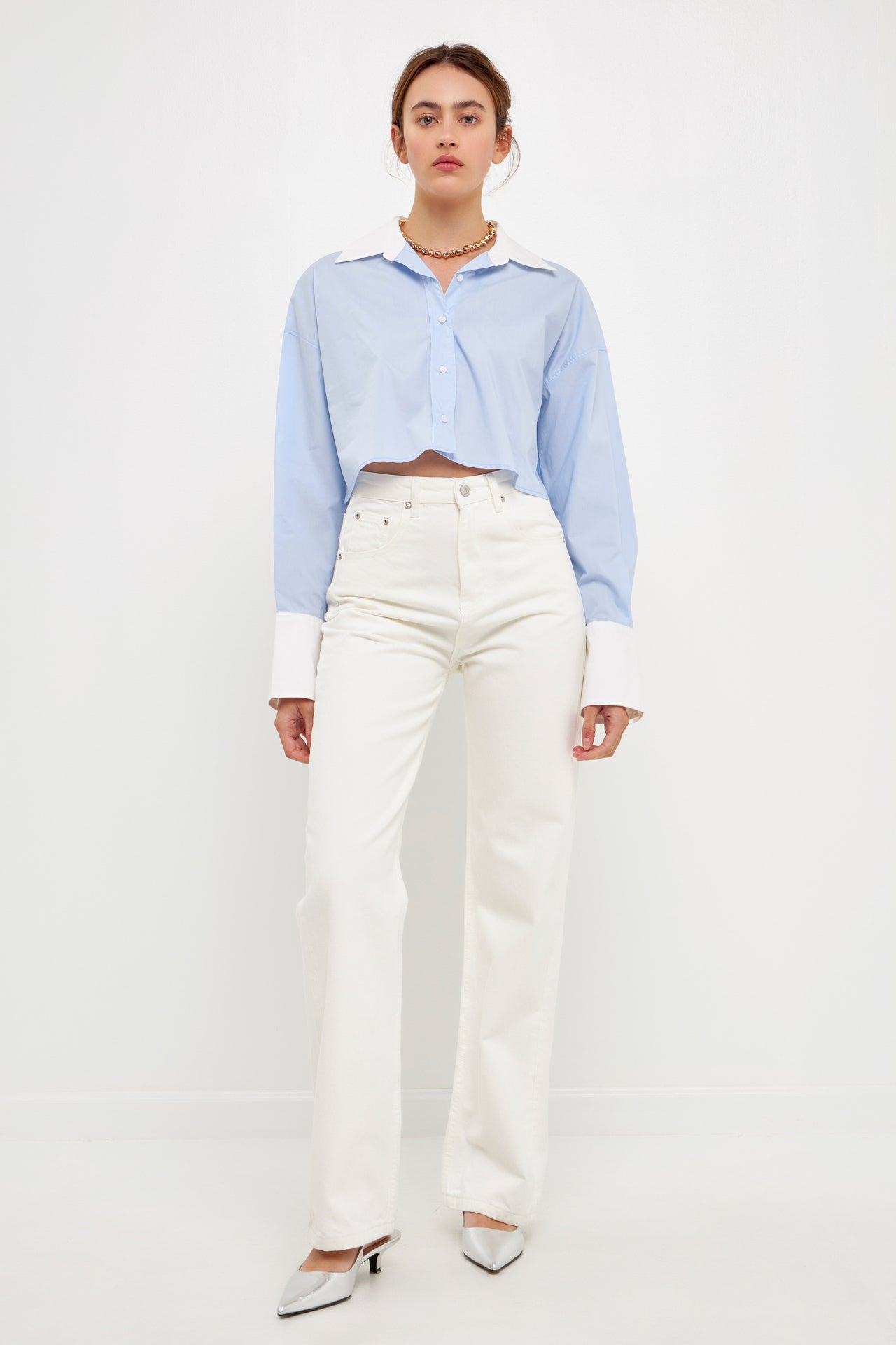 GREY LAB-High Waist Jeans-JEANS available at Objectrare