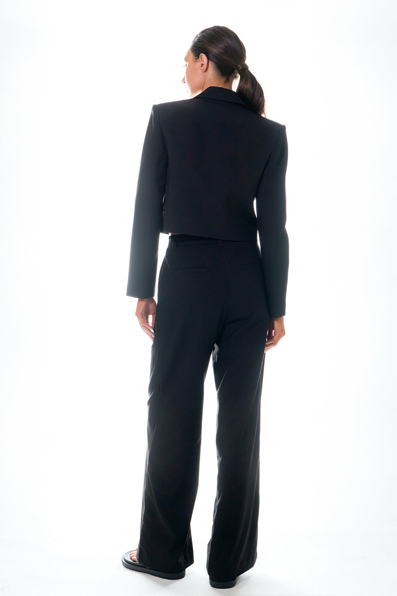 Single Breasted Cropped Blazer