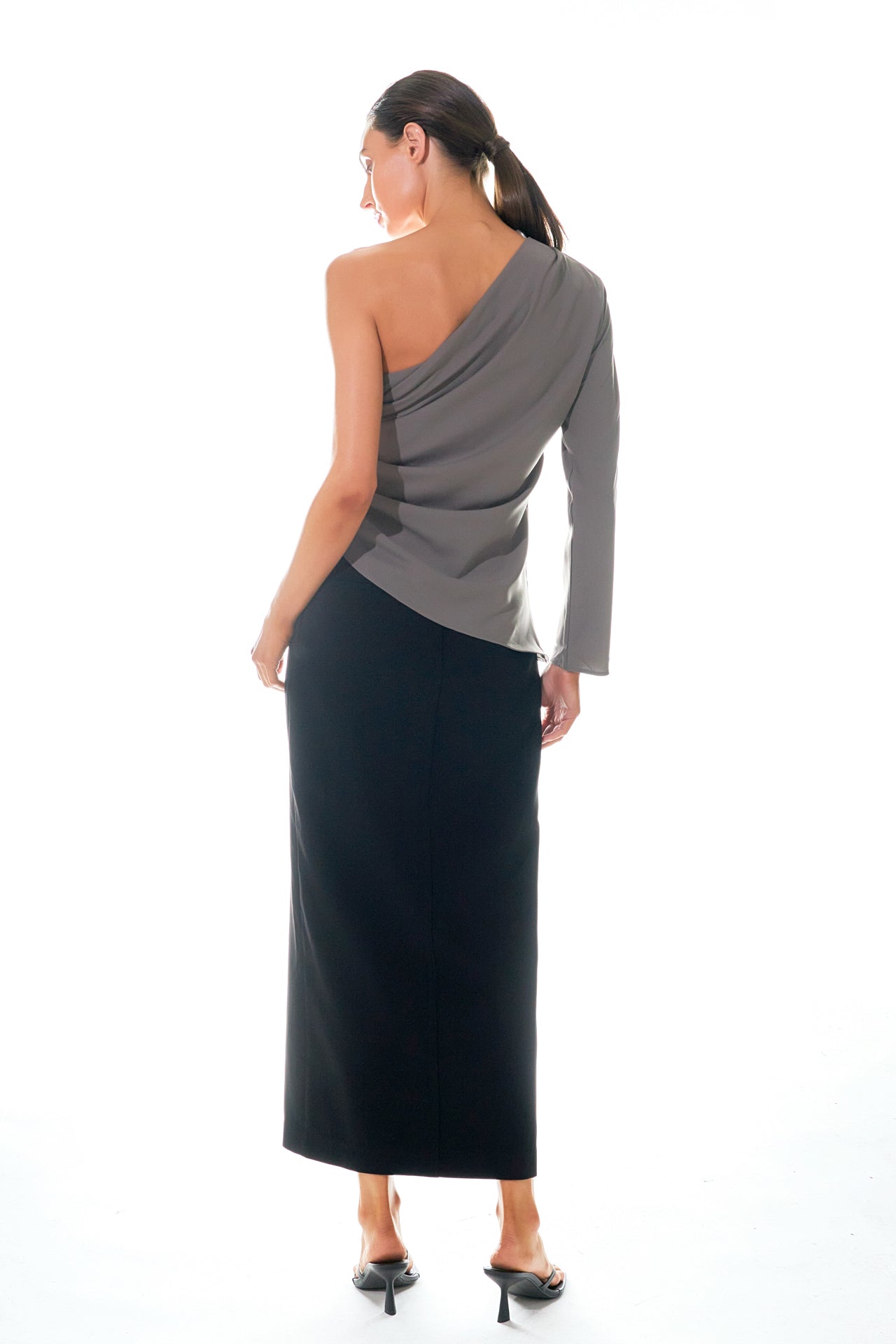 Asymmetric Ruched Top