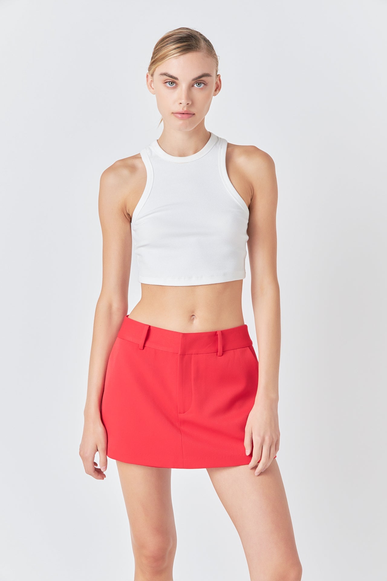 Low Waisted Mini Skort