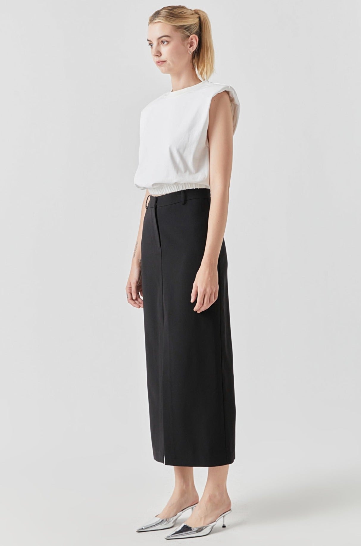 Open Back Cropped Top