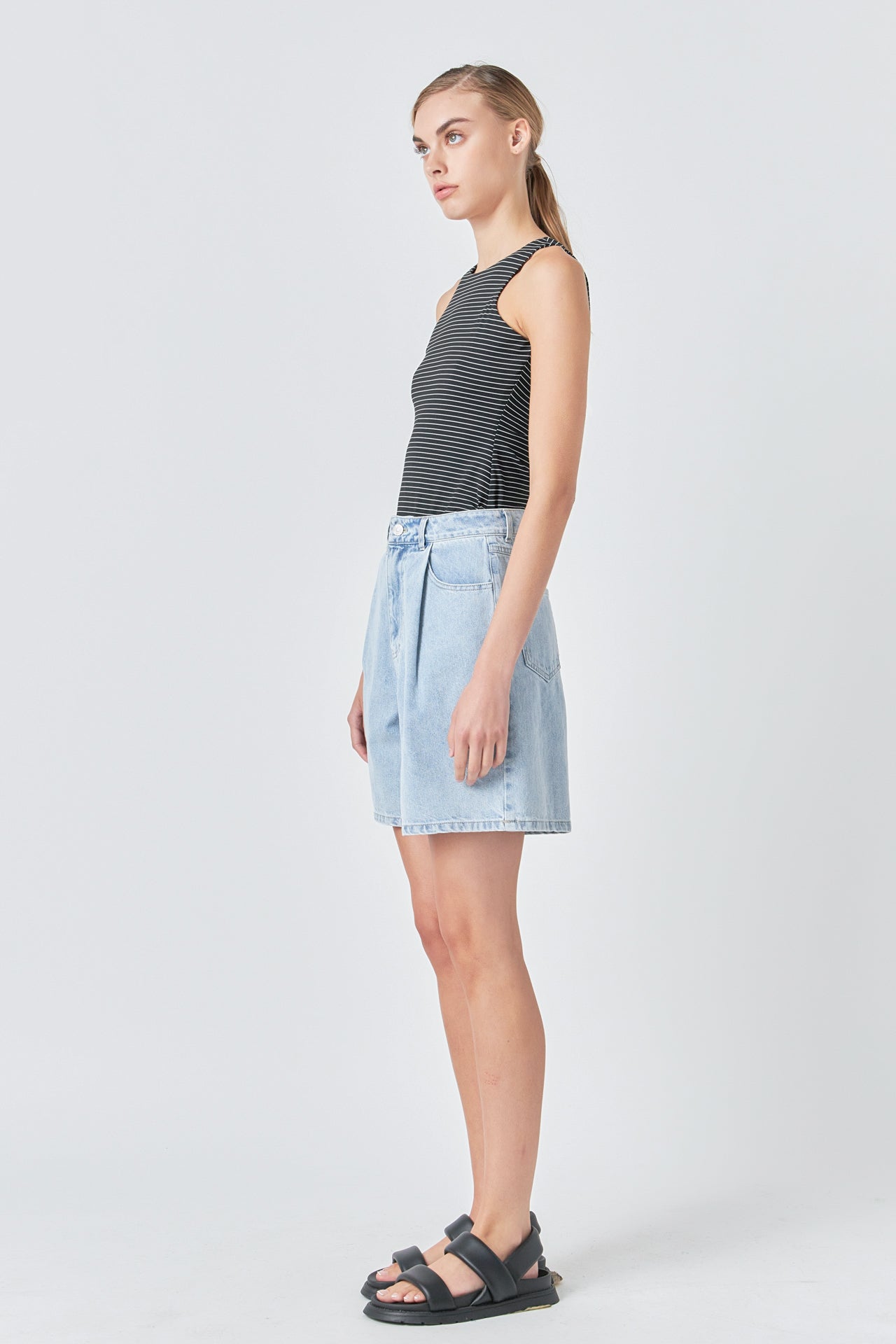 Denim Wide Short