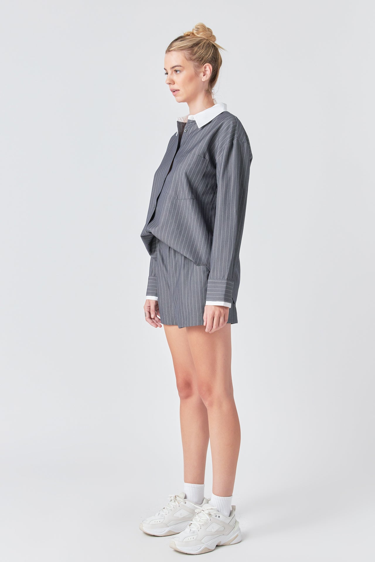 Oversized Pinstripe Shirt