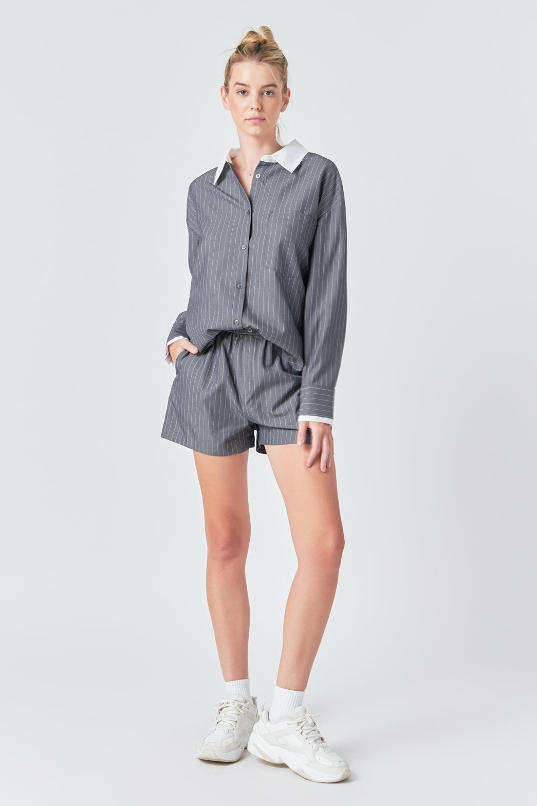 Oversized Pinstripe Shirt