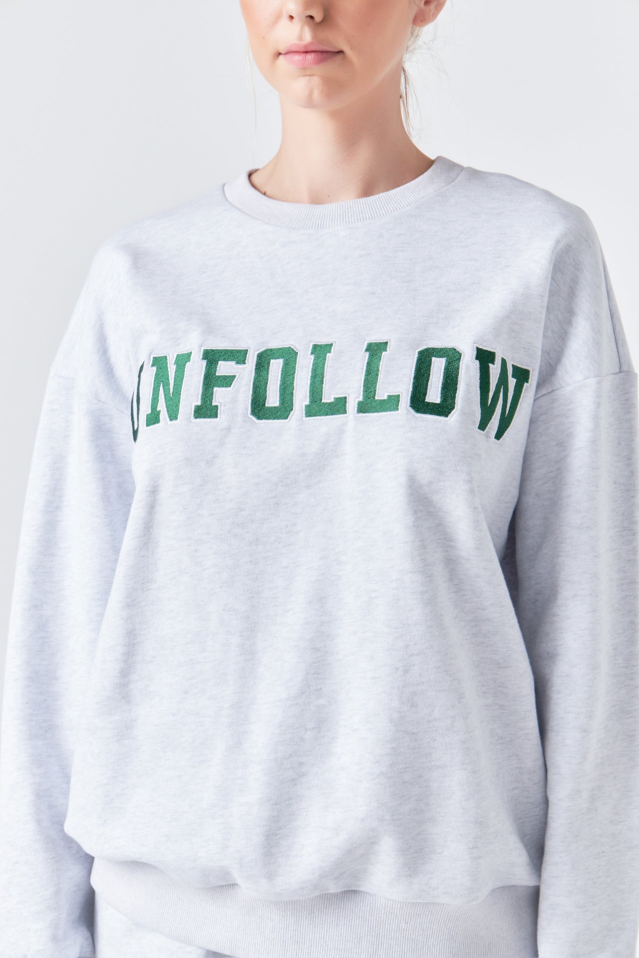 Letter Patch Sweatshirt