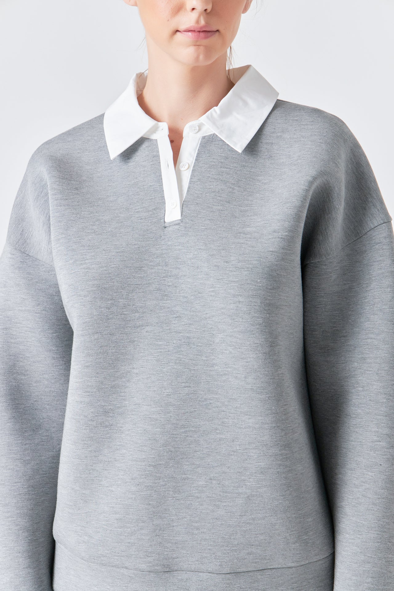 Collared Sweatshirt