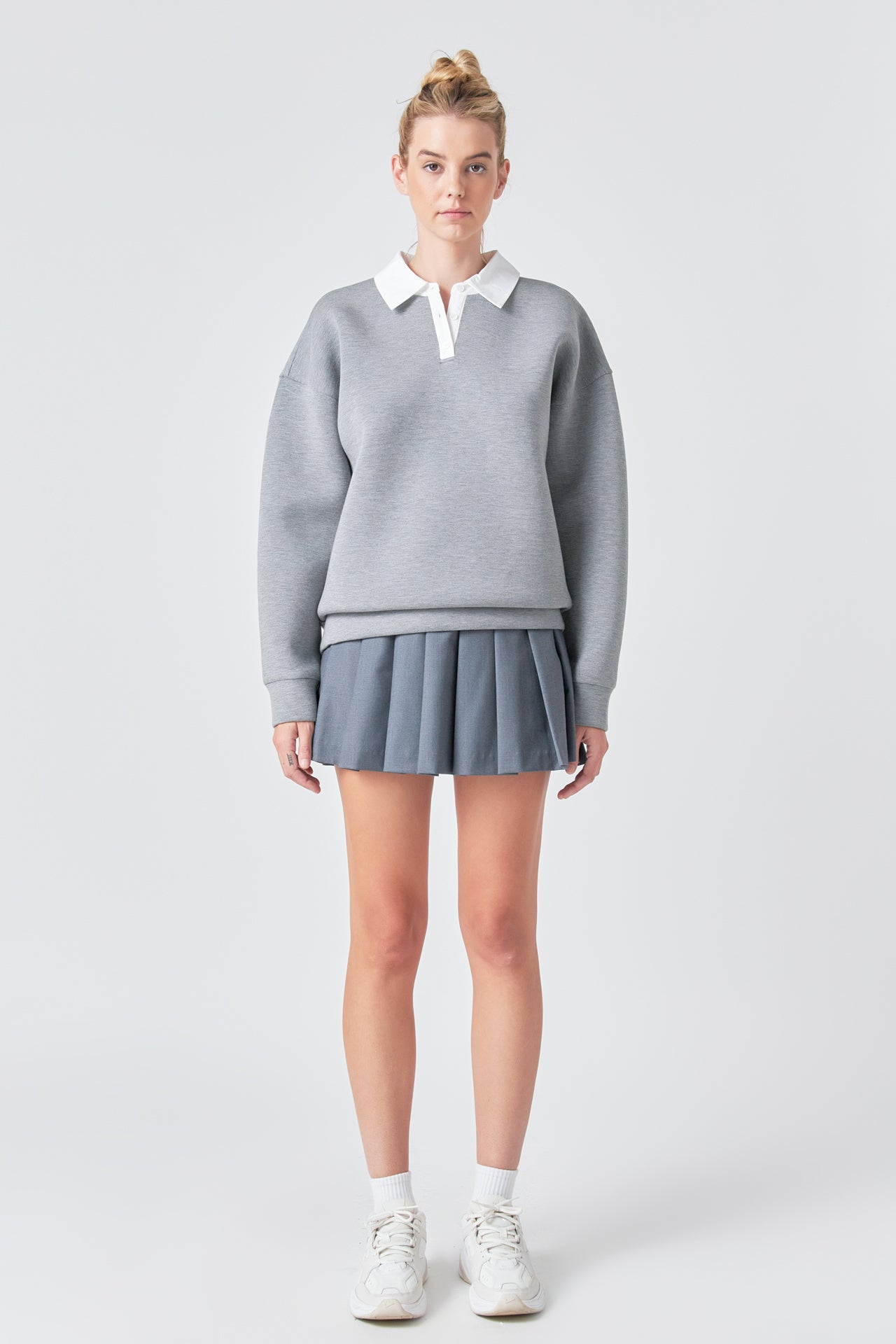 Collared Sweatshirt