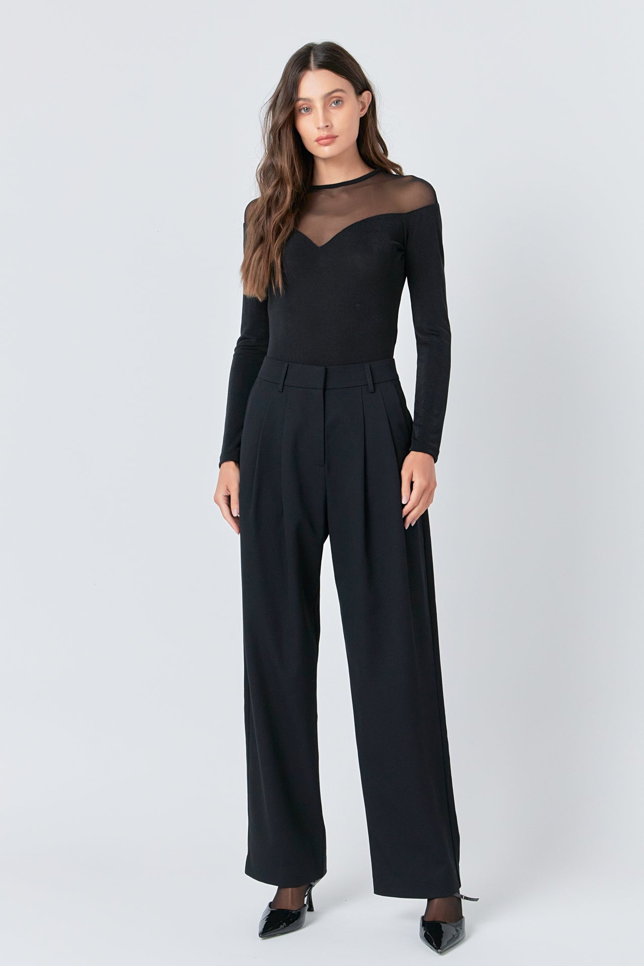 Wide Leg Trousers