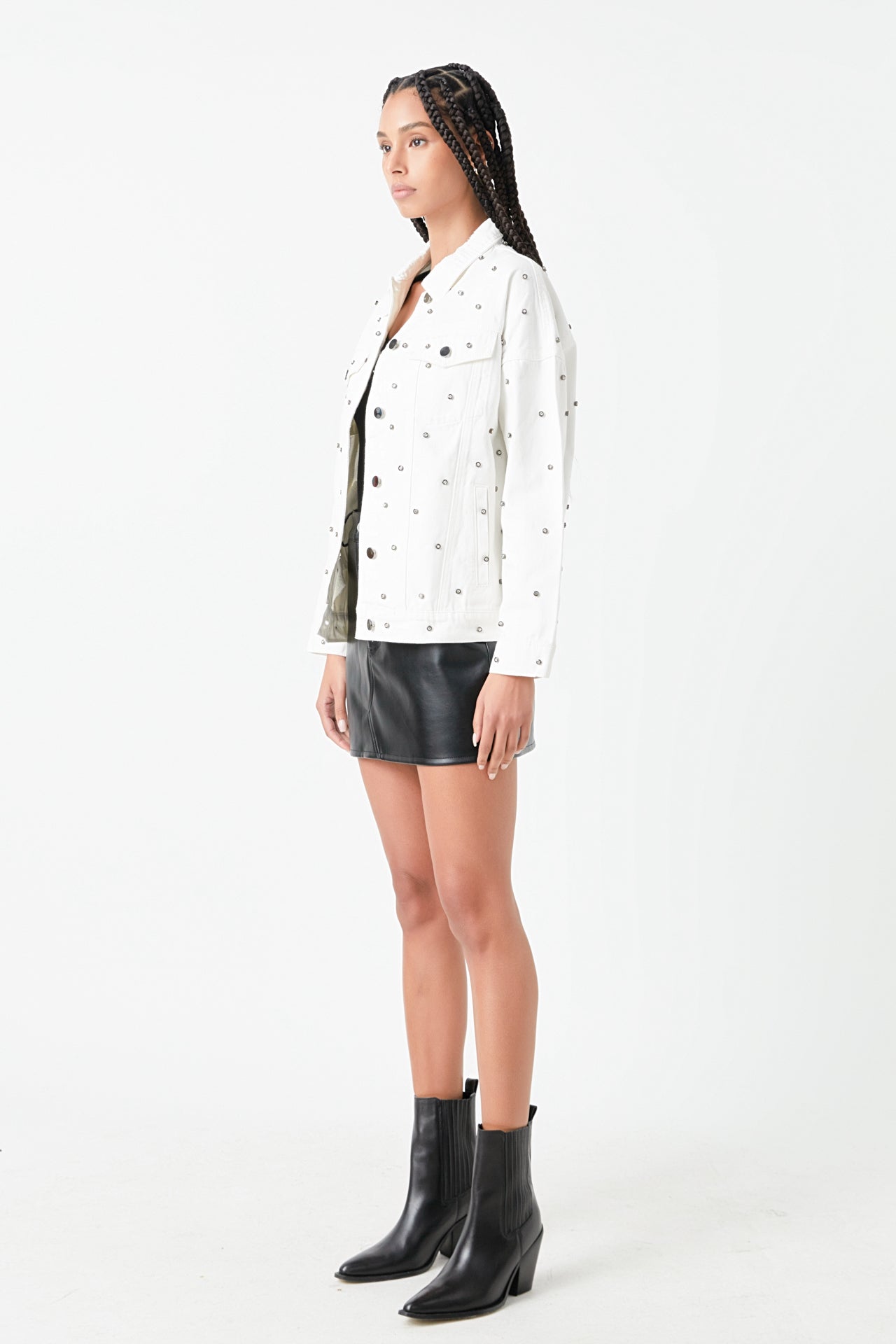 Studded Denim Jacket