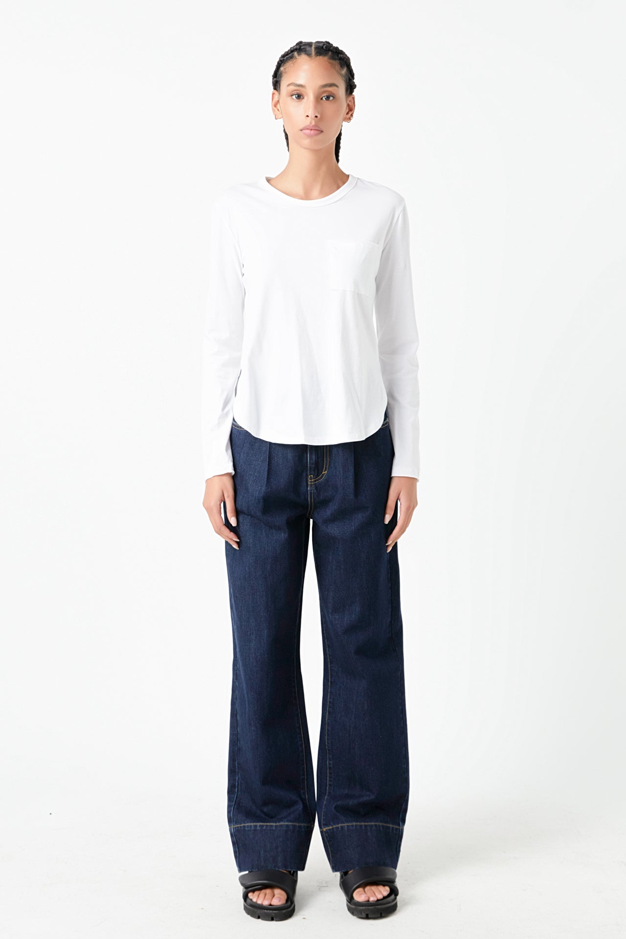 Classic Round Neck Long Sleeve