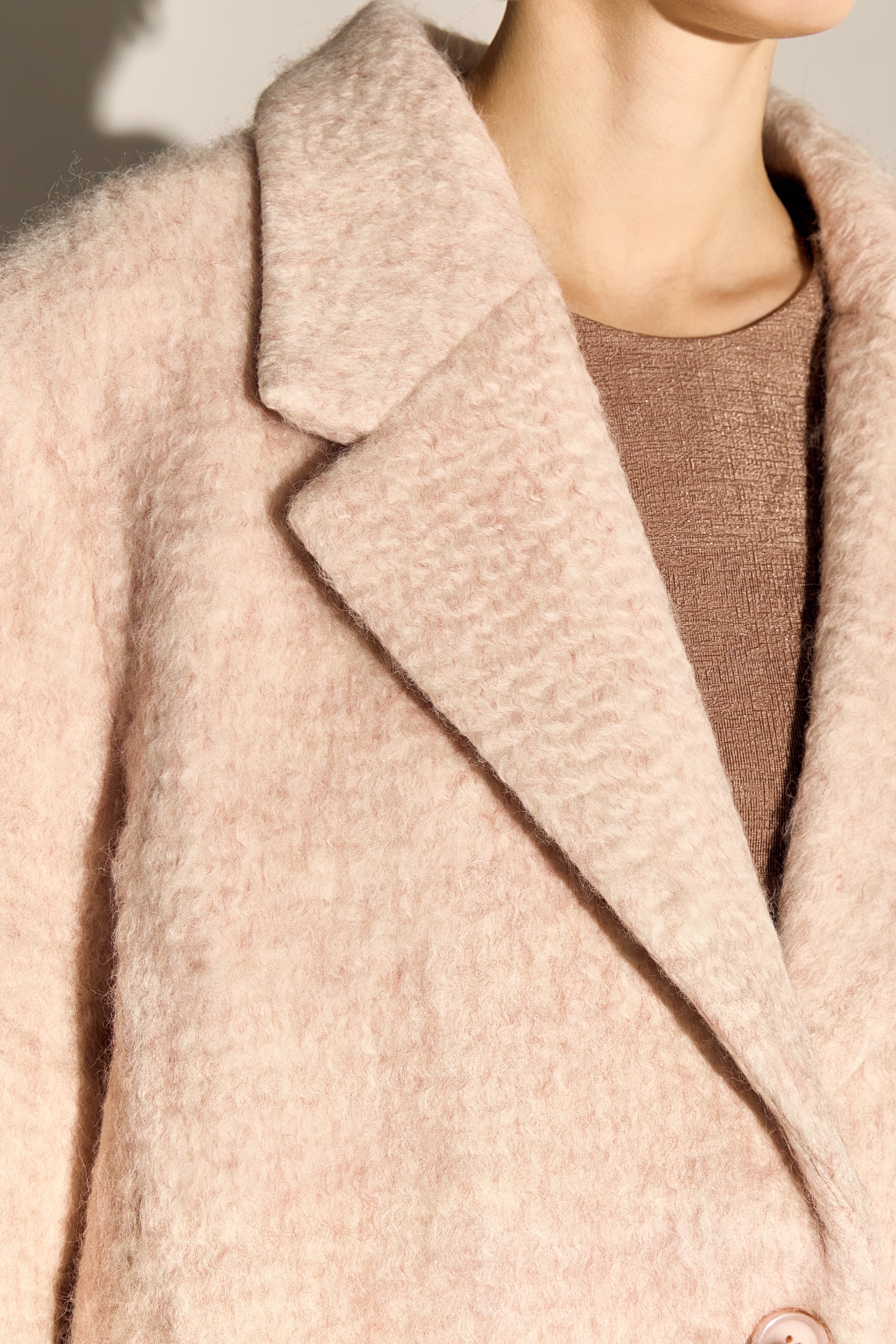 Oversized Single-breasted Long Coat