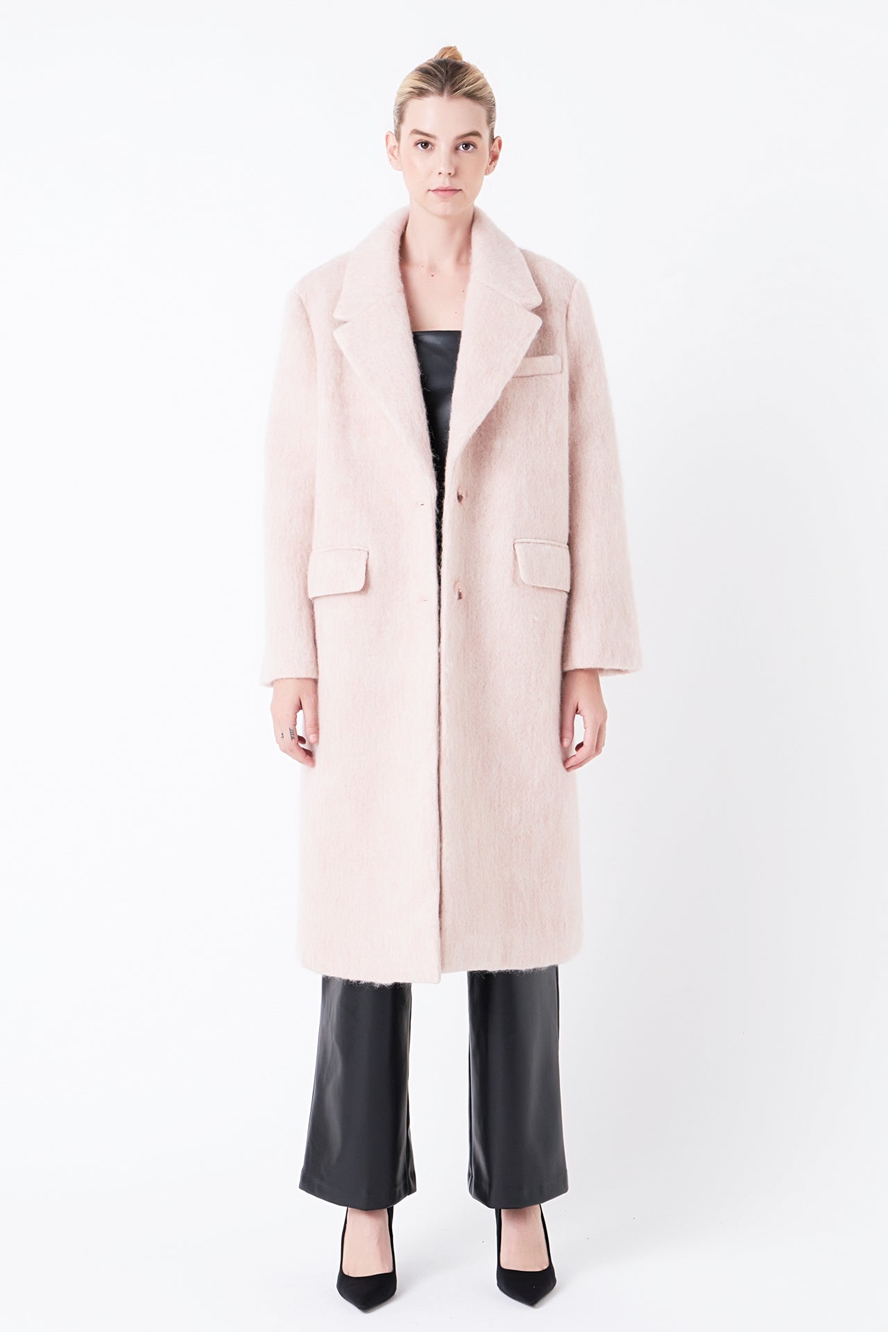 Blush hotsell long coat