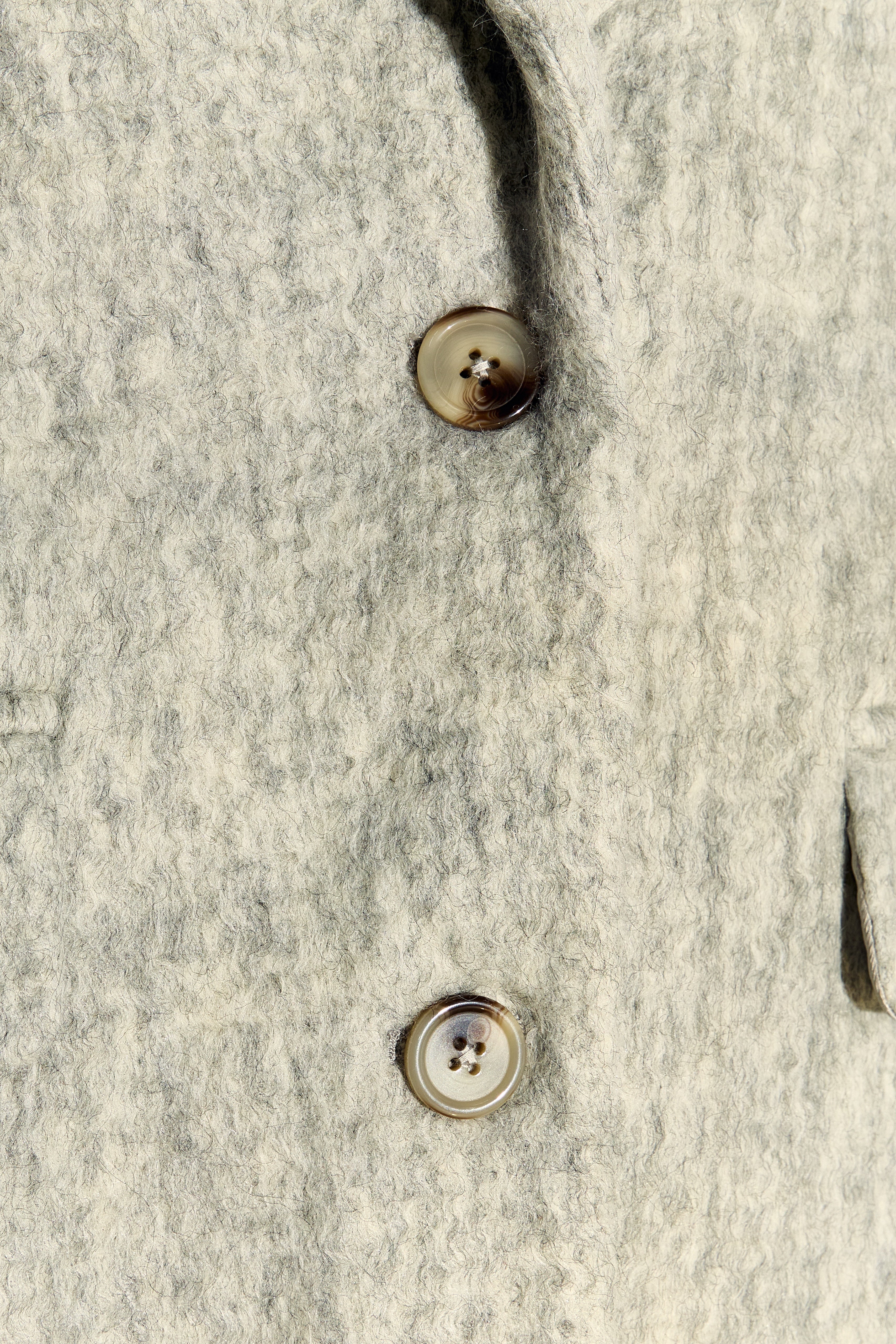 Oversized Single-breasted Long Coat