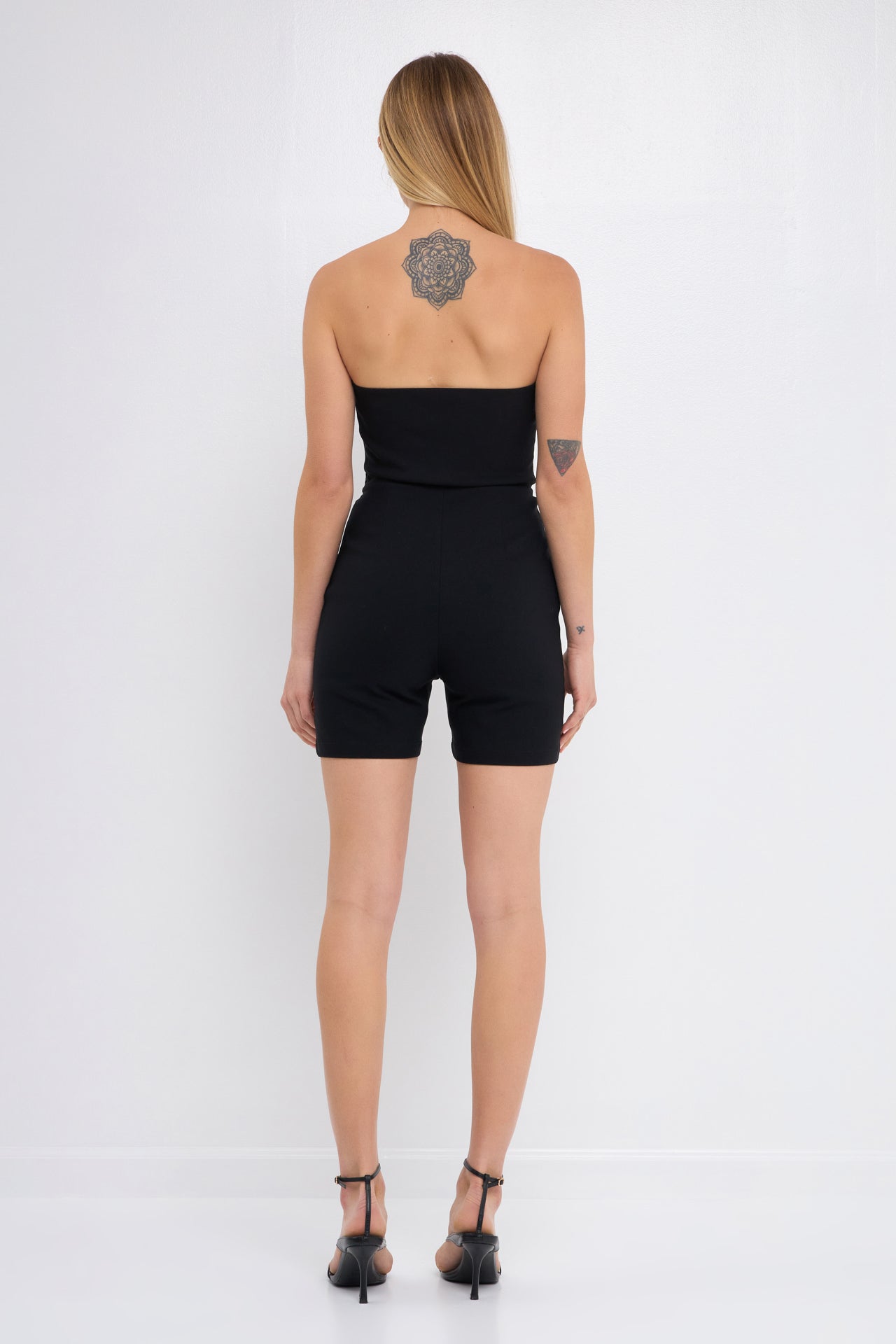 Strapless Bustier Romper