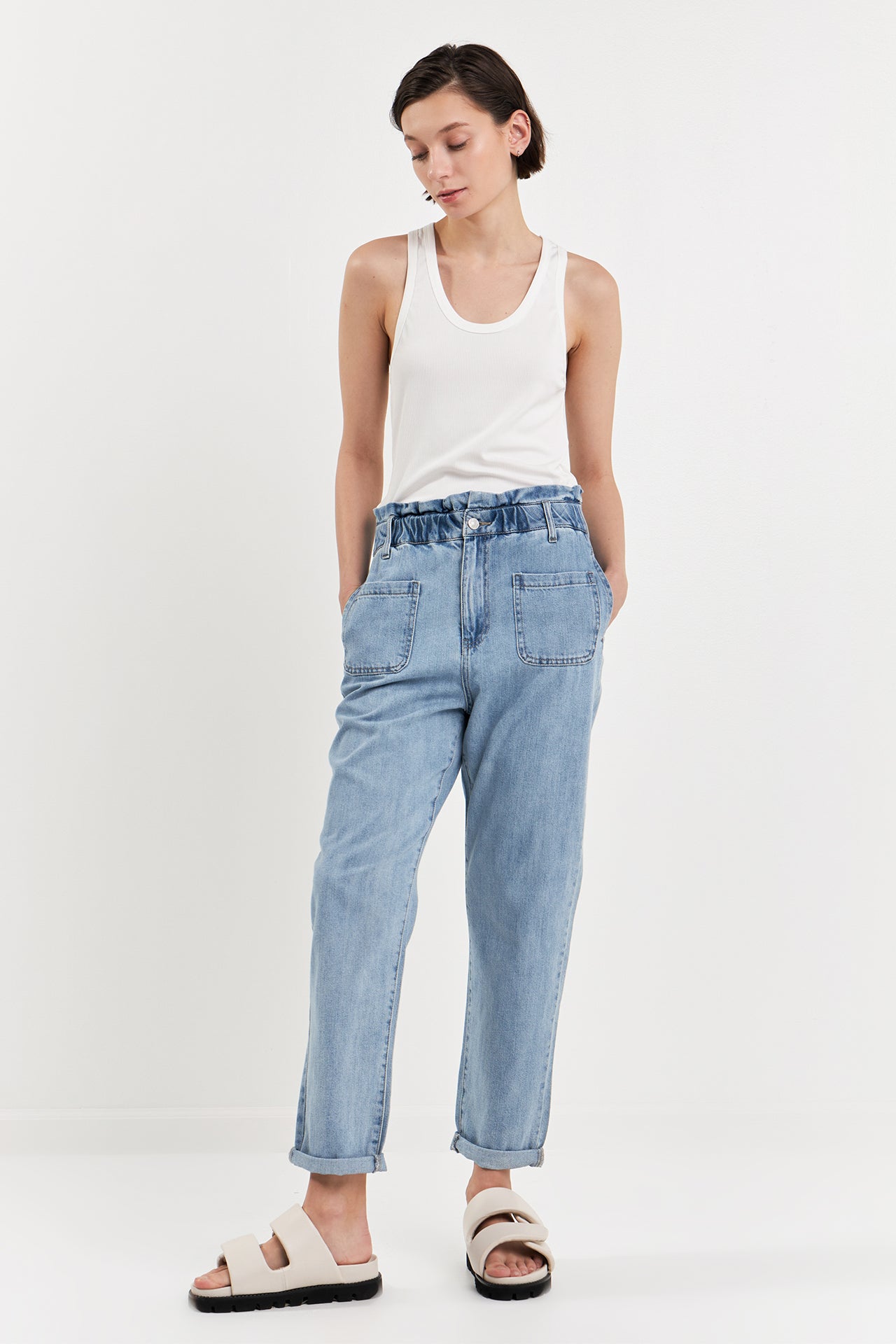 Paperbag Waist Jeans