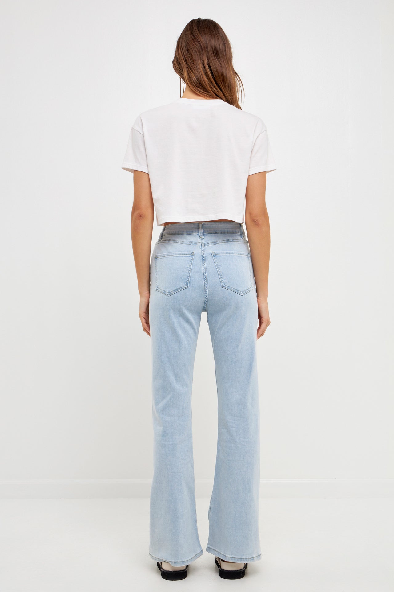 GREY LAB-Flare Jeans-JEANS available at Objectrare