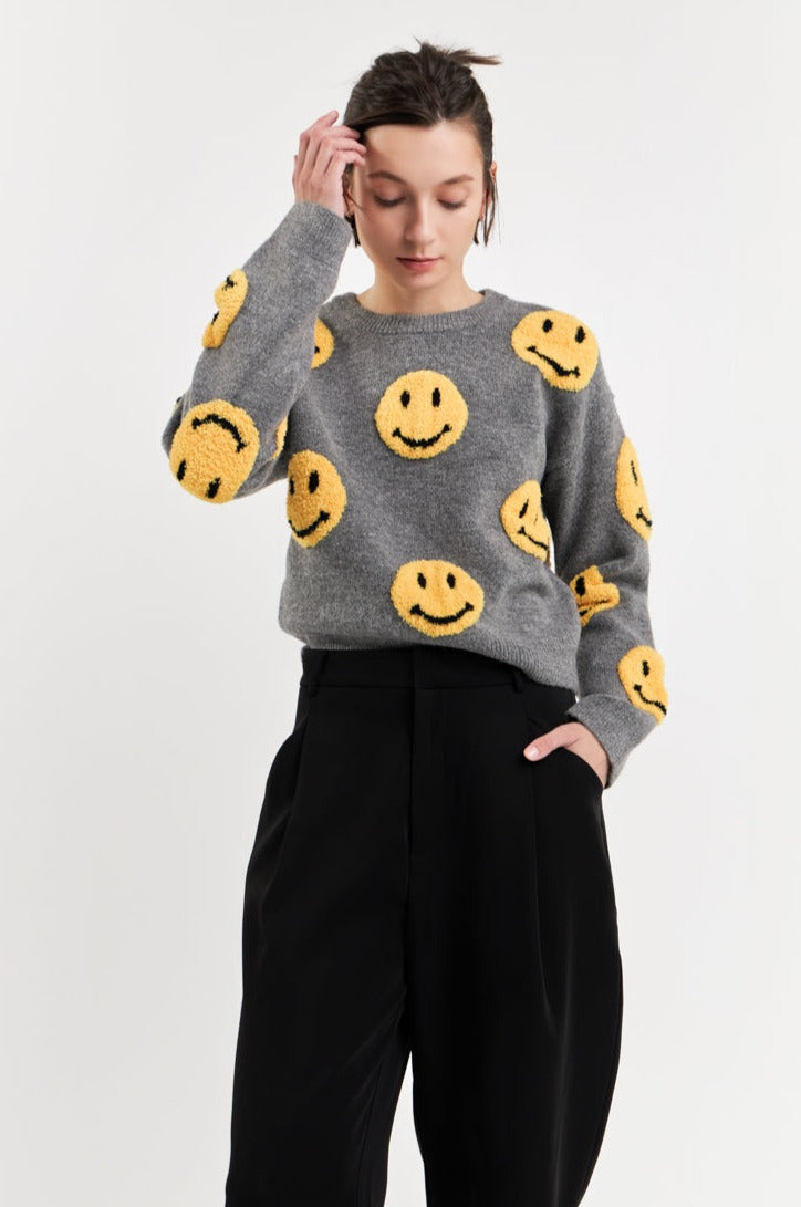 Smiley Face Sweater