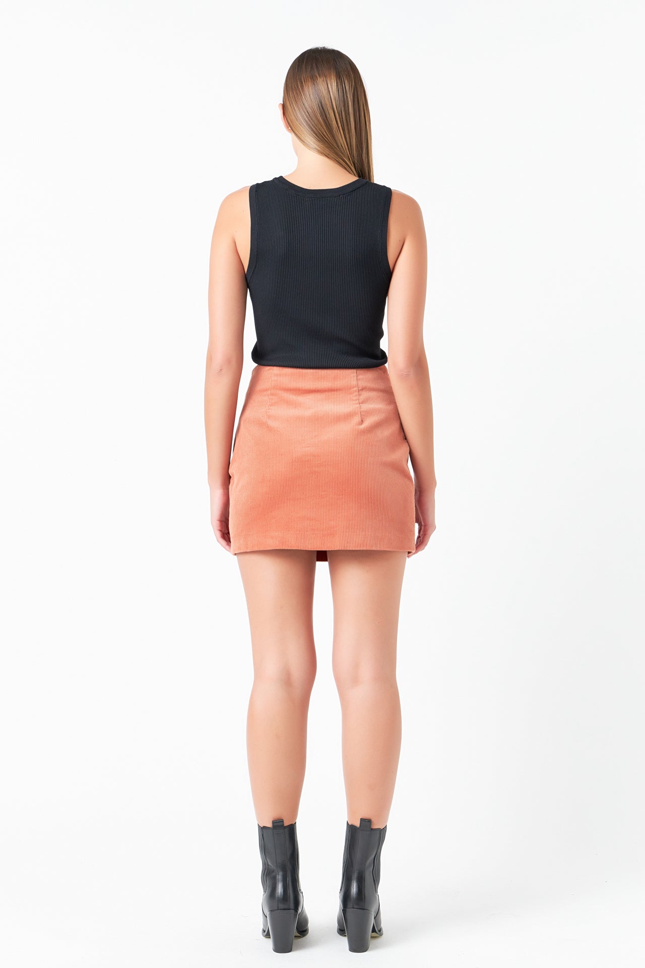 Corduroy Mini Skirt