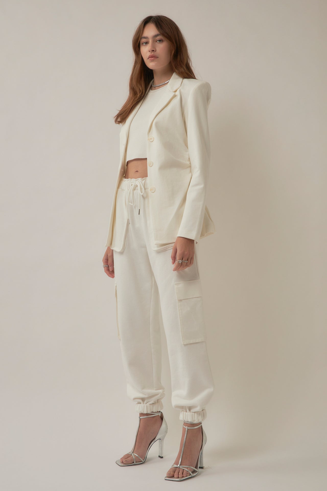 GREY LAB-Pockets Detail Loungewear Pants-PANTS available at Objectrare