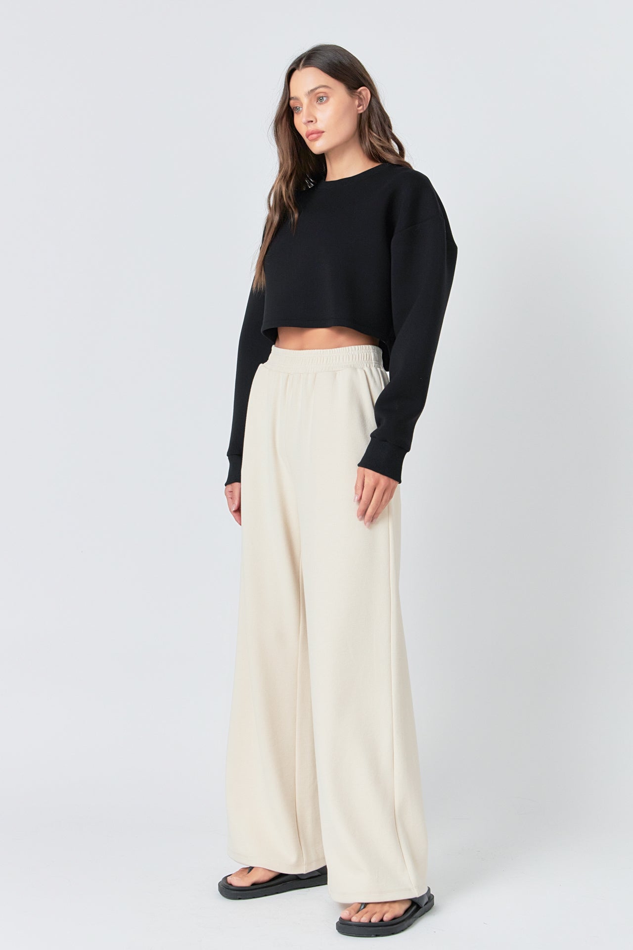 Wide Knit Pants