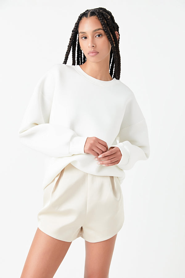 Asymmetric Balloon Shorts main image 1