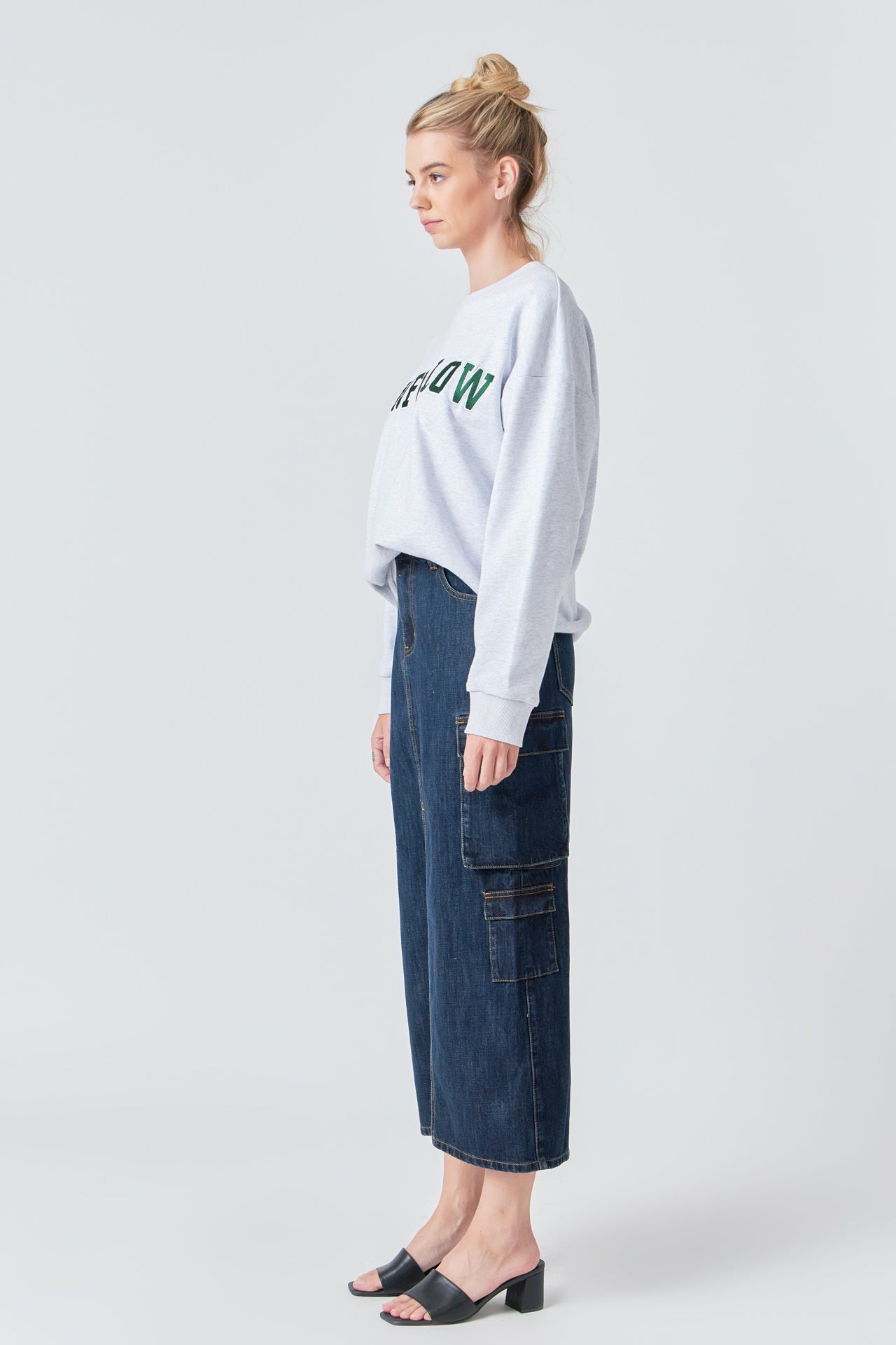 Letter Patch Sweatshirt