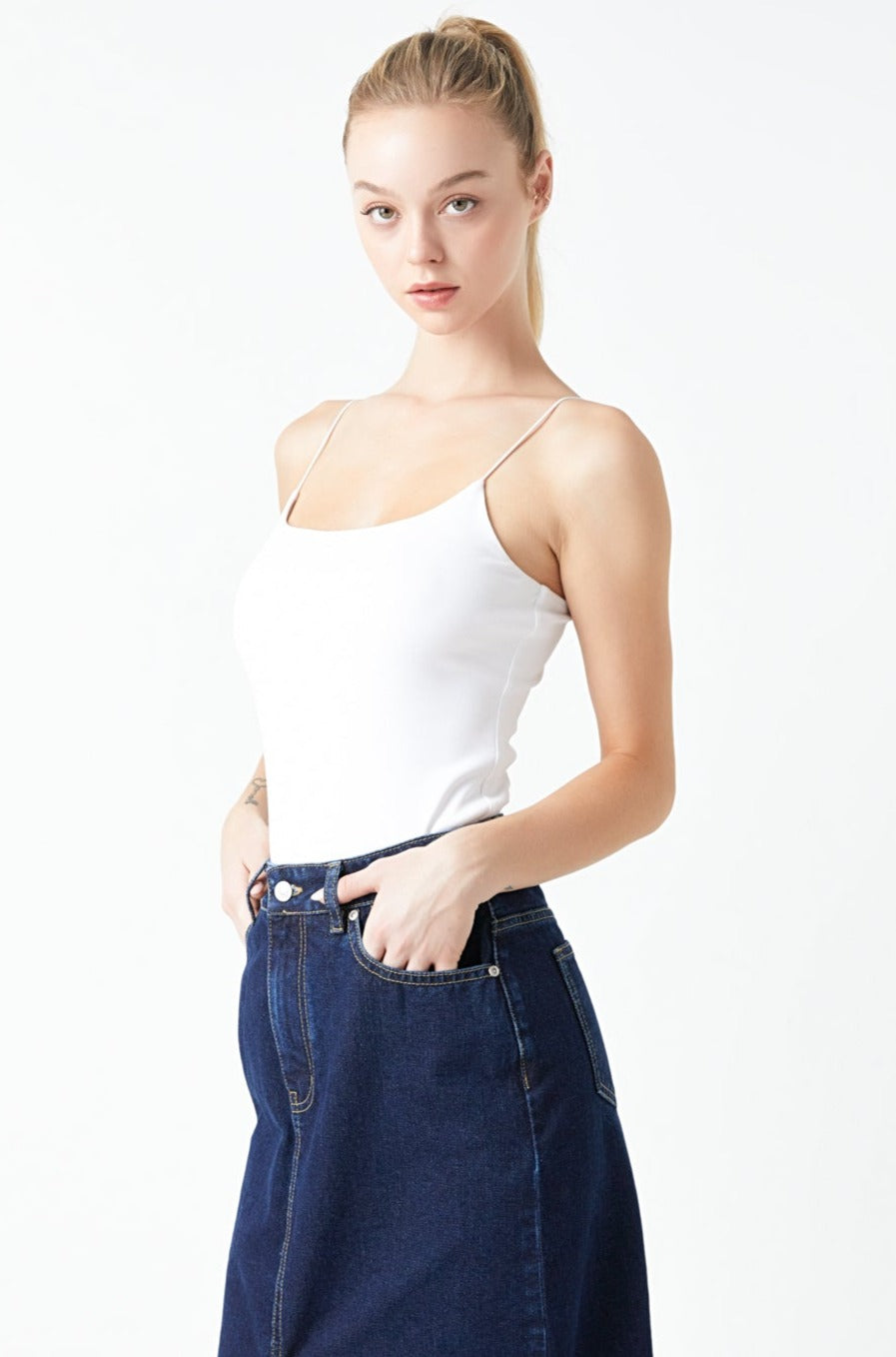 Sleeveless Jersey Top