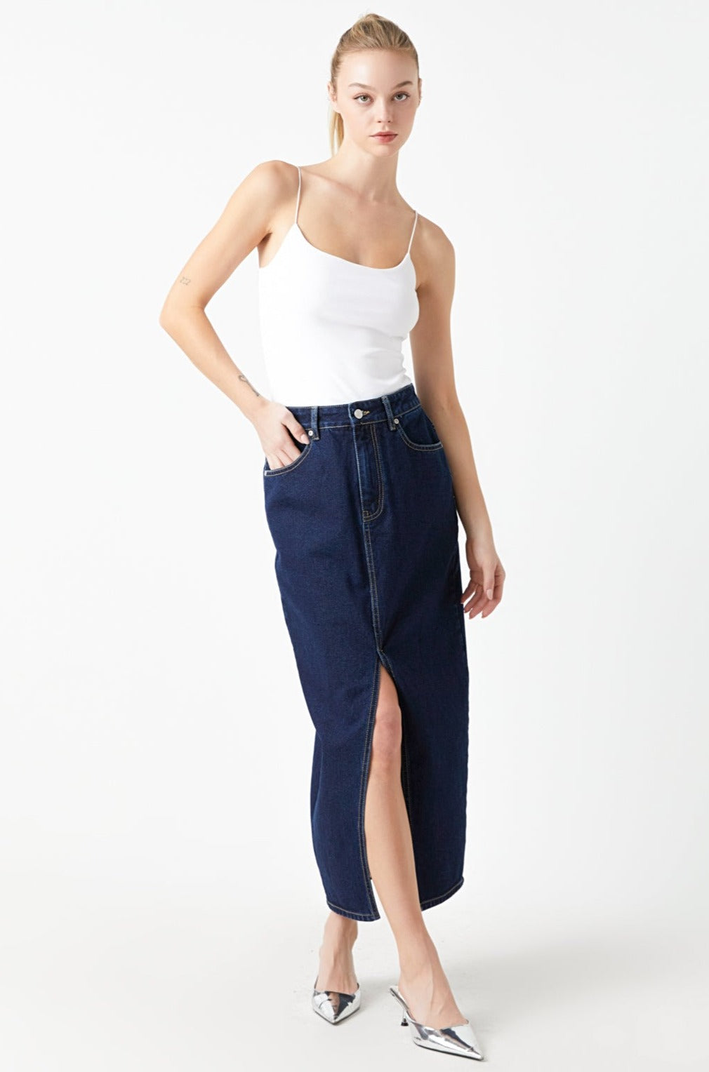 Sleeveless Jersey Top