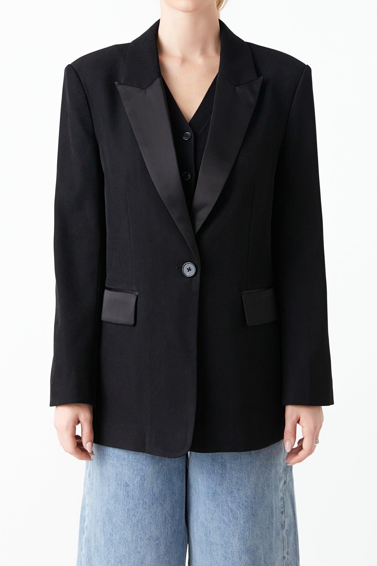Tuxedo Oversized Jacket