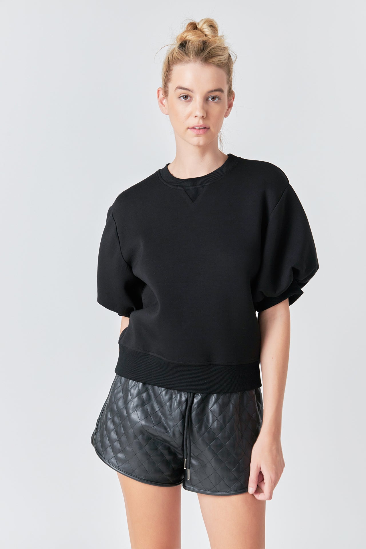 Puff Sleeve Sweatshirt