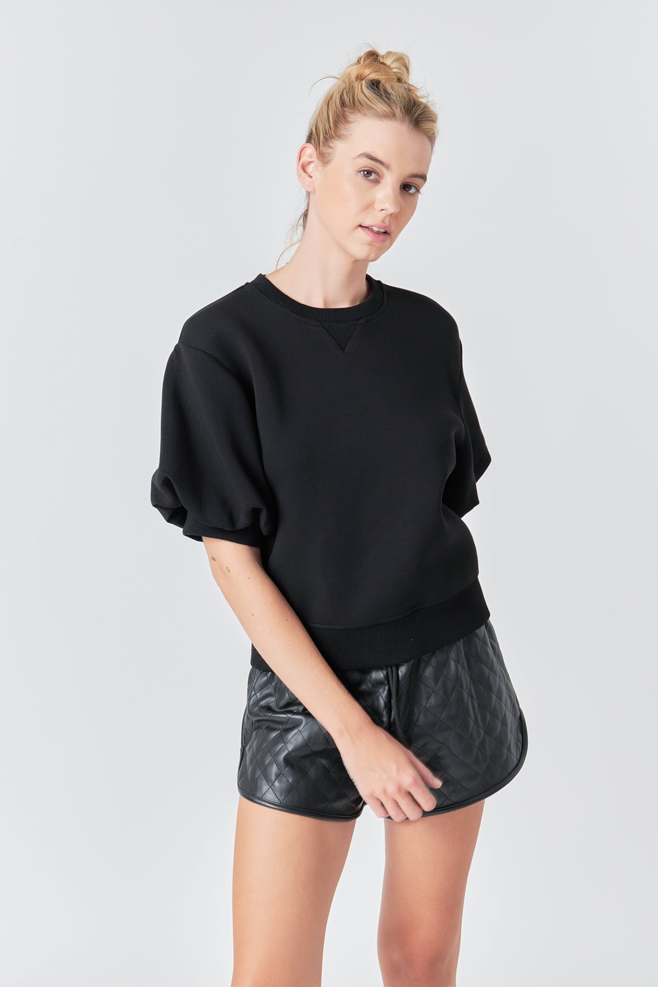 Puff Sleeve Sweatshirt