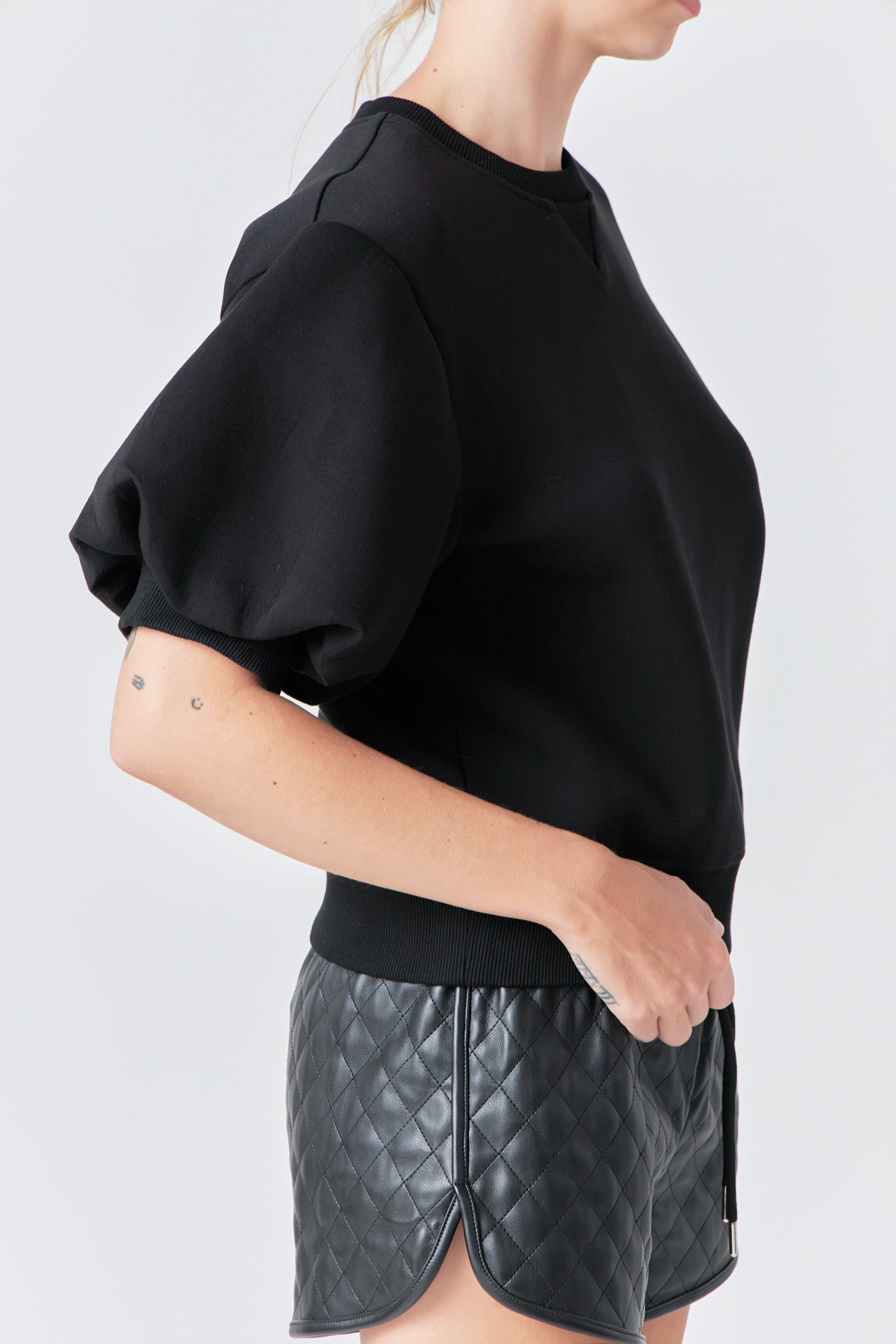 Puff Sleeve Sweatshirt