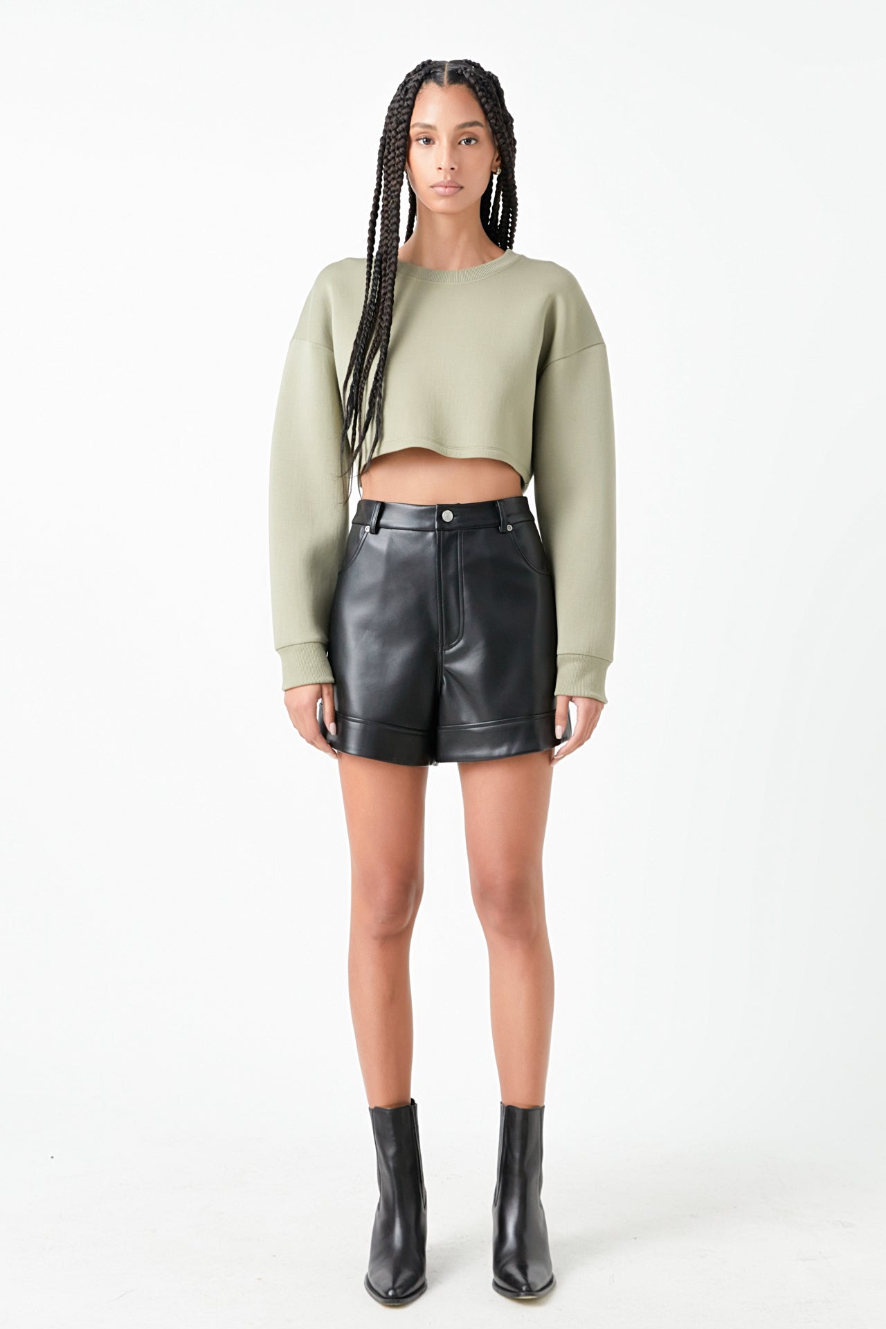 Loungewear Cropped Sweatshirt