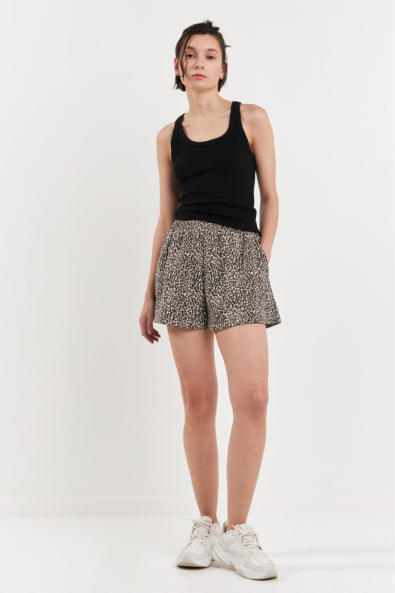 Leopard Print Shorts