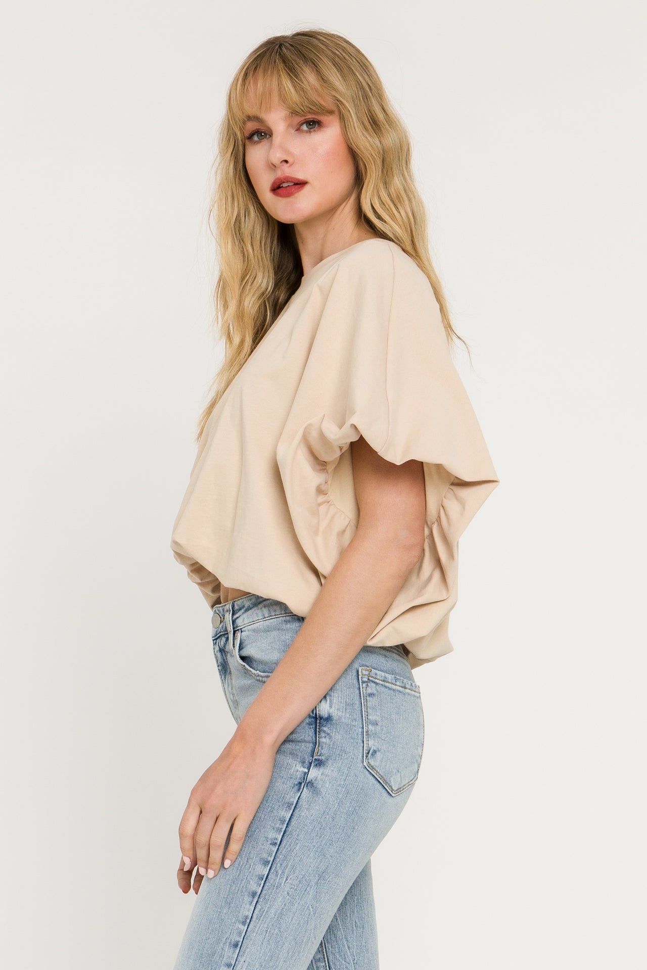 High-Low Cropped T-Shirt