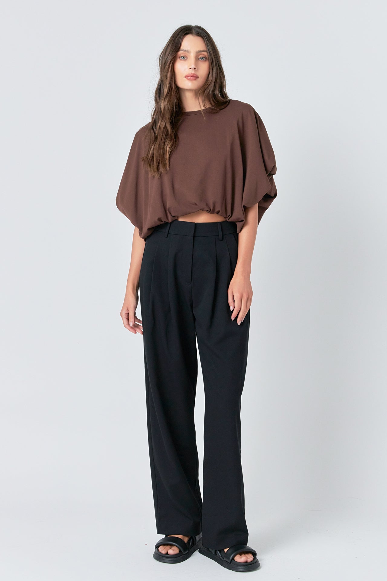 High-Low Cropped T-Shirt