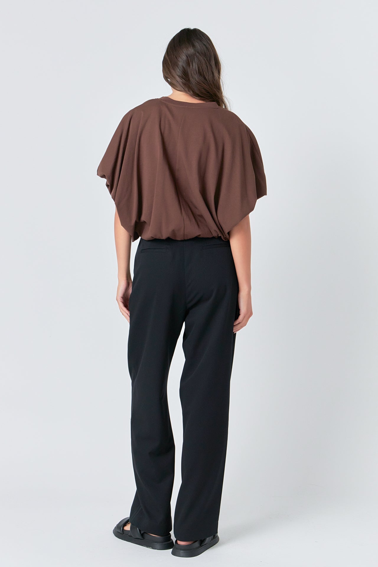 High-Low Cropped T-Shirt - Sale