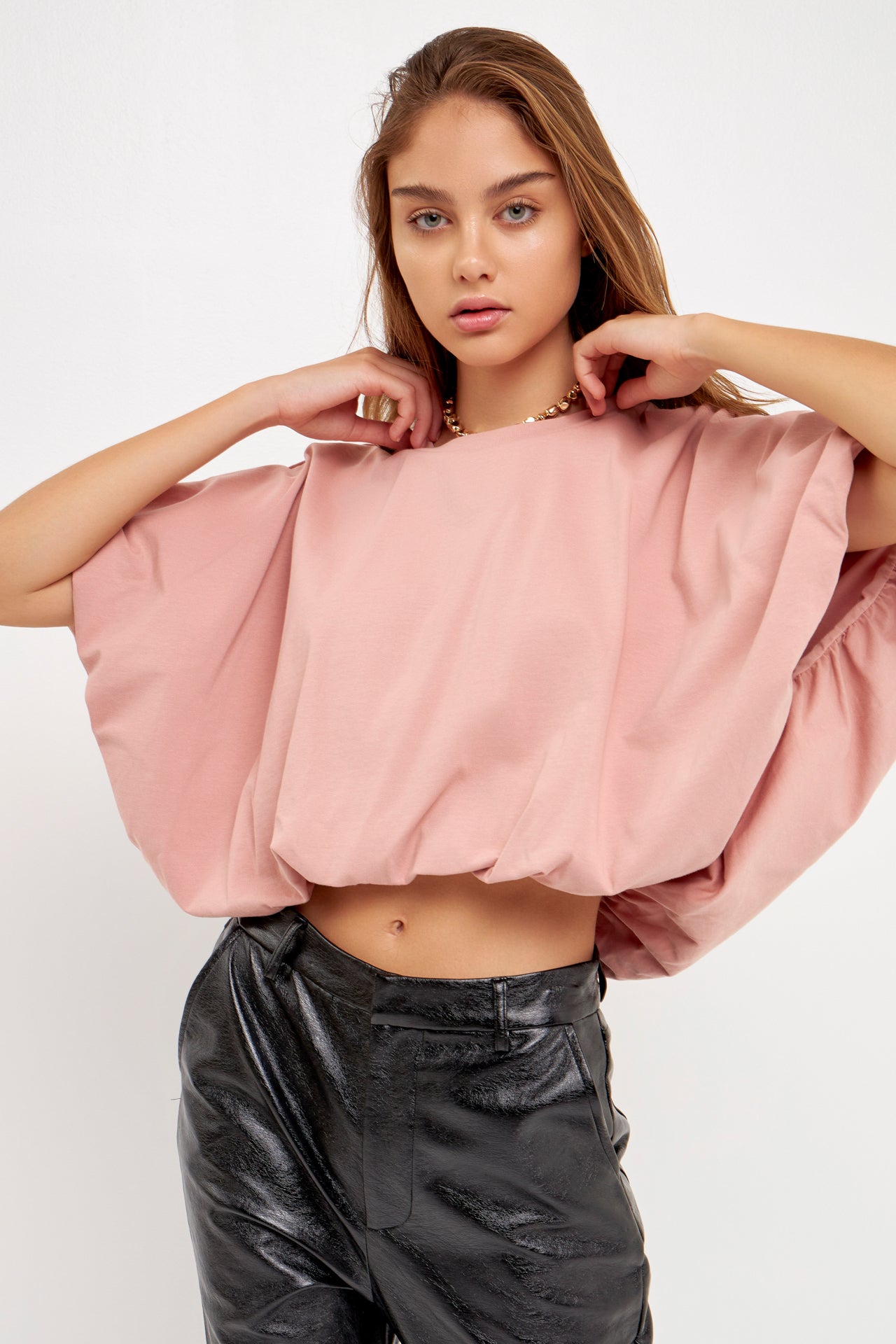 High-Low Cropped T-Shirt