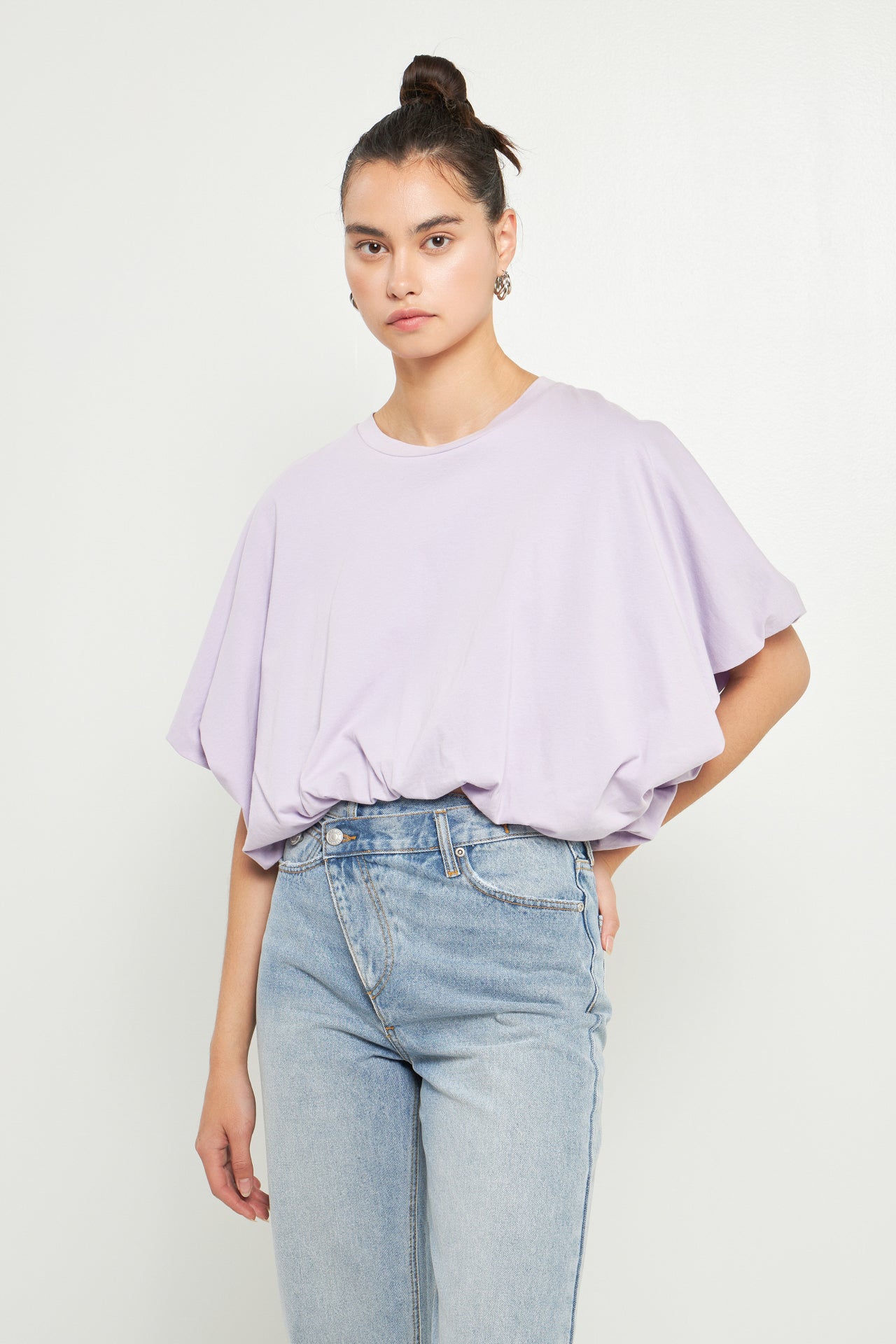 High-Low Cropped T-Shirt