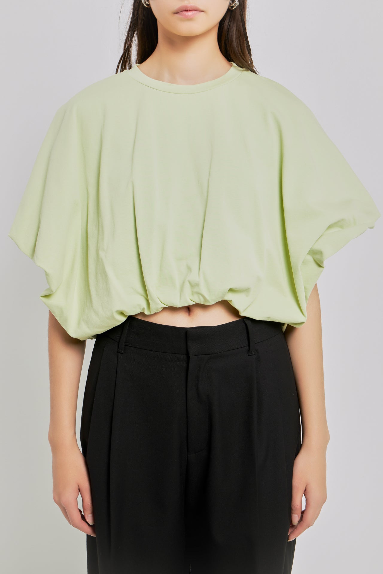High-Low Cropped T-Shirt