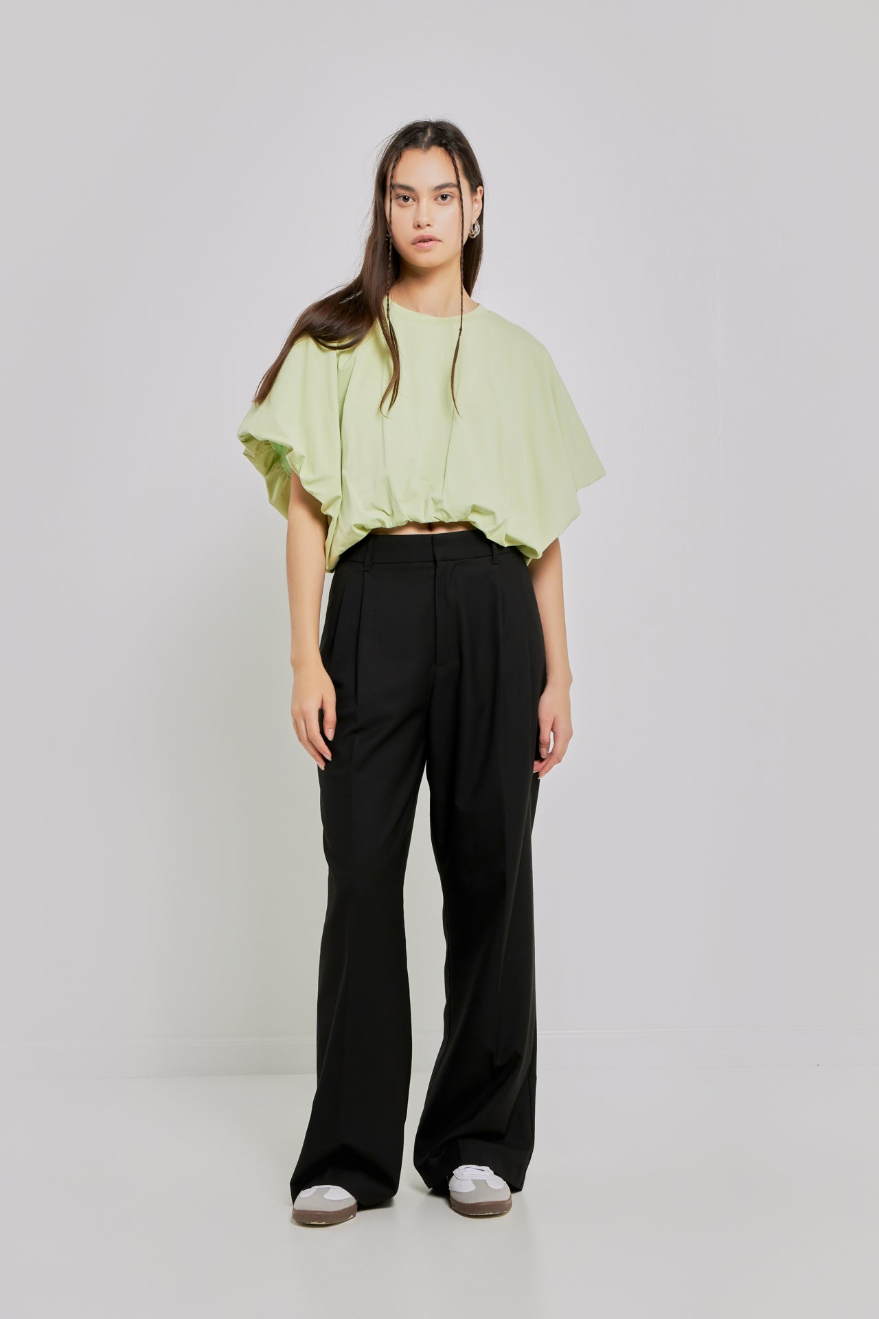 High-Low Cropped T-Shirt