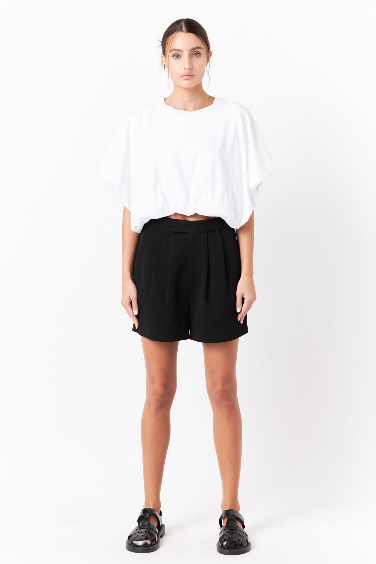 High-Low Cropped T-Shirt